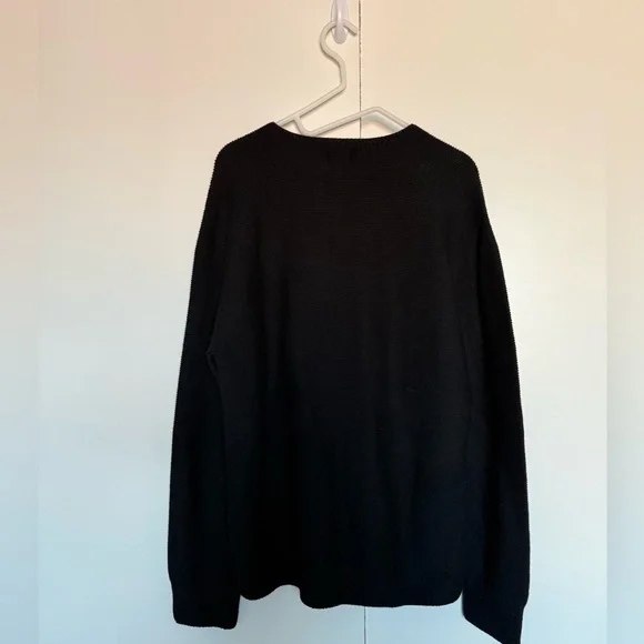 Uniqlo Women 3D Knit Crew Neck Sweater, Size: M, Color: Navy, NWT - Picture 2 of 3